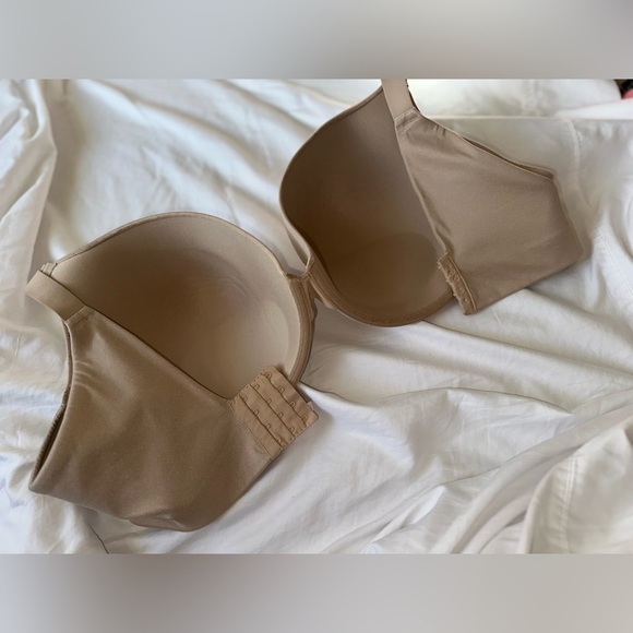 Cacique Boost Plunge smoothing back bra 46 DDD in dark nude - Picture 4 of 7